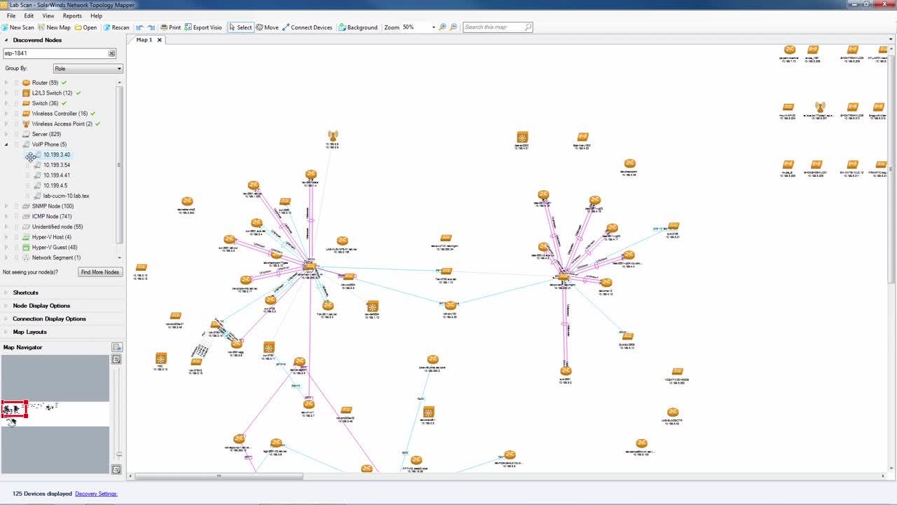 free network topology mapper for workgroups