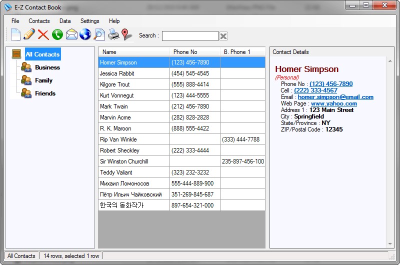 address book software for windows 10