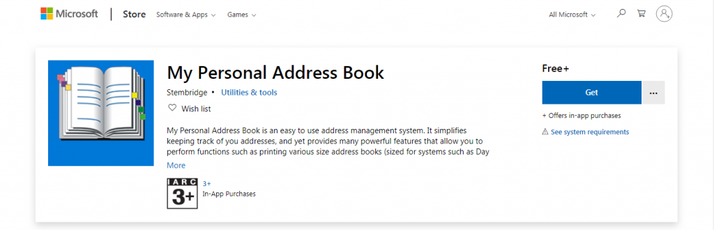 telephone address book software