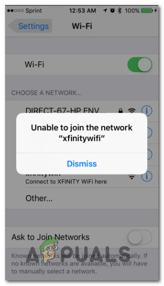 How to Fix 'Xfinity Wi-Fi HotSpot not Working' - Appuals.com