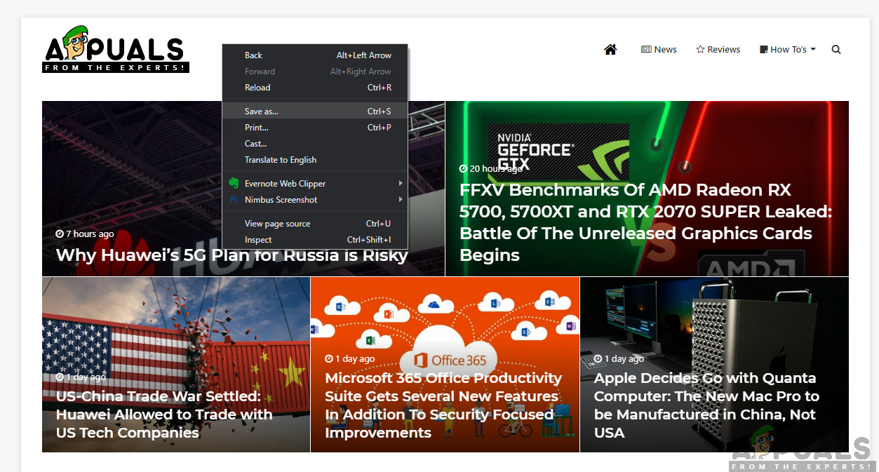 Saving Website Locally