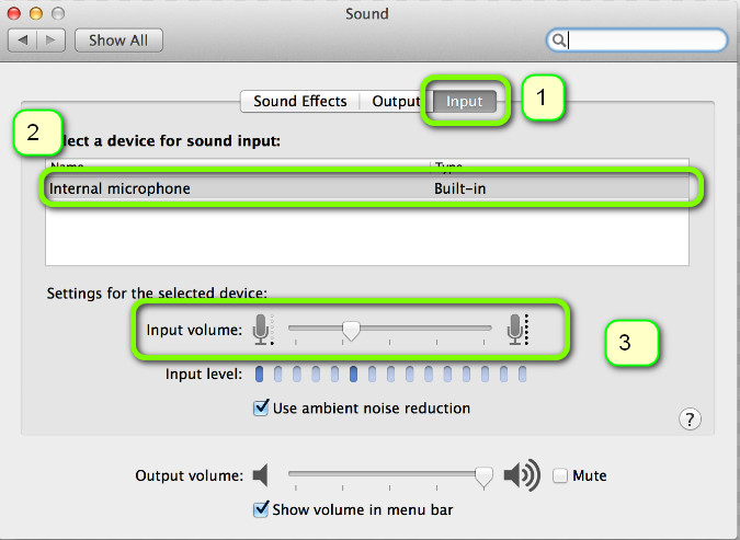 mac not detecting microphone