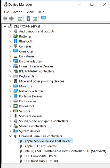 Reinstalling iPhone Drivers