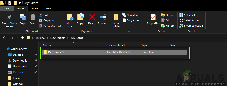 Deleting Temp Configurations - Dark Souls 3