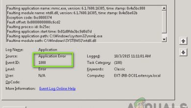 Event 1000 Application Error