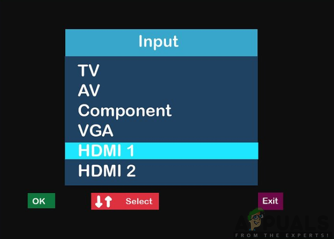 Changing the TV's Input into HDMI Channel