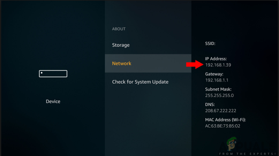 Checking the IP Address of your Smart TV