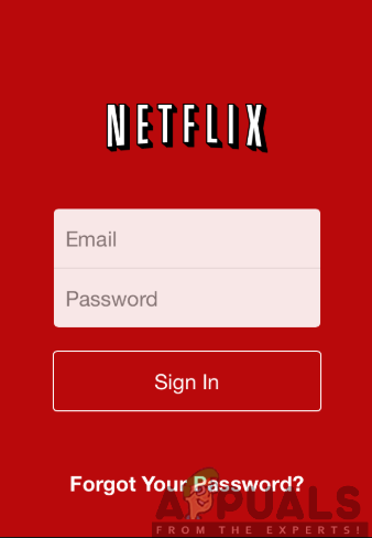 Signing in to your Netflix account