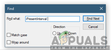 Changing iPresentInterval