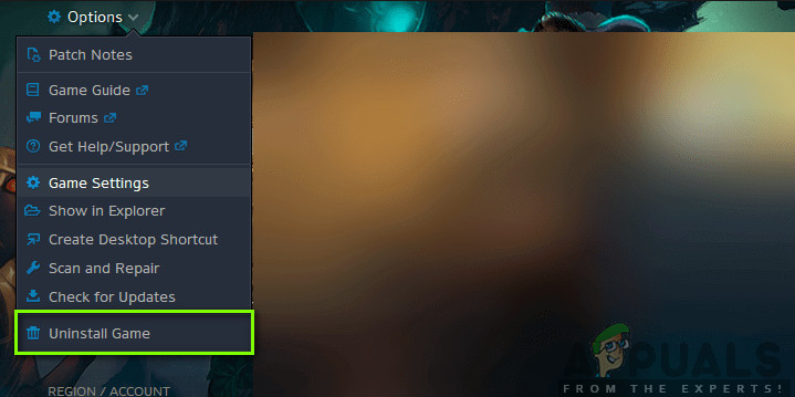 Uninstalling Destiny 2