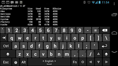 Android hacker's keyboard app