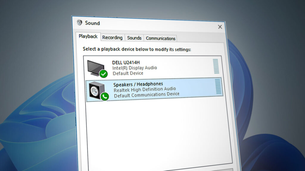 Headphones not Showing up in Playback Devices on Windows