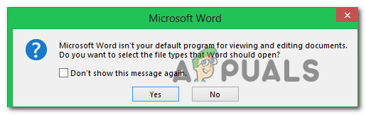 how to change default program to open a word doc