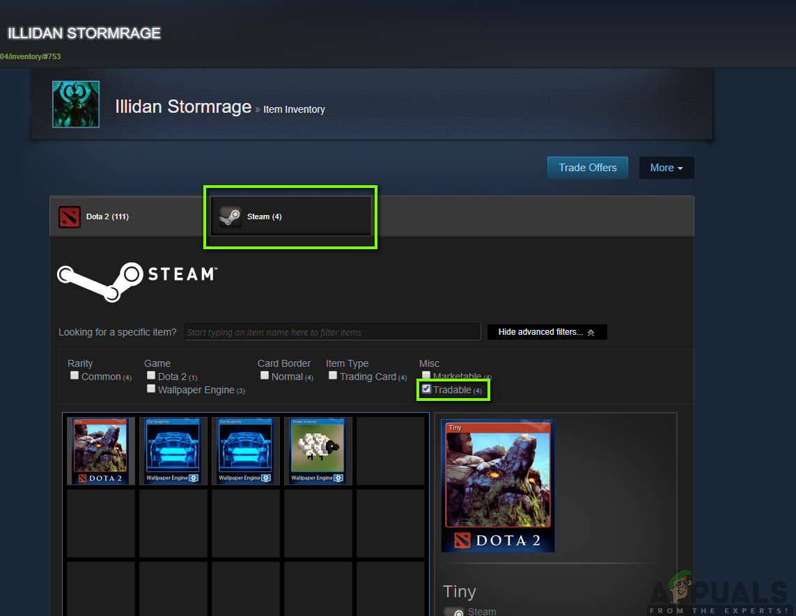 Checking Steam Game Gifts