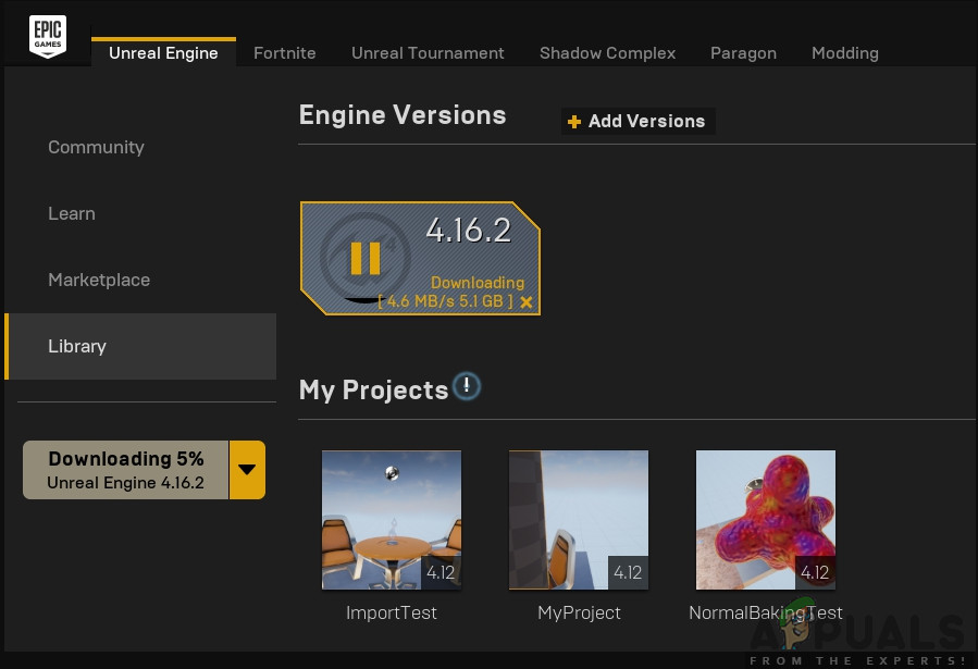 Updating Unreal Engine