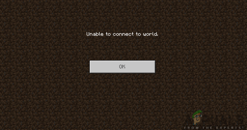 minecraft says could not connect to server on launcher