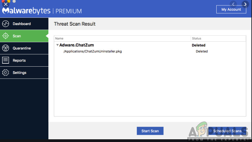 Checking for Malware