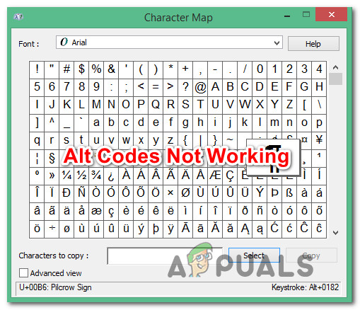 How To Fix Alt Codes Not Working On Windows 10 Appuals Com