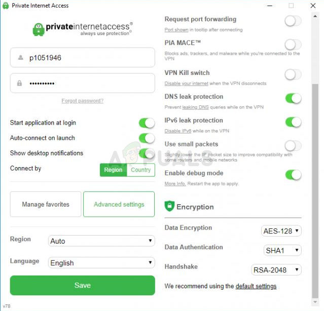 android vpn by private internet access v1.3