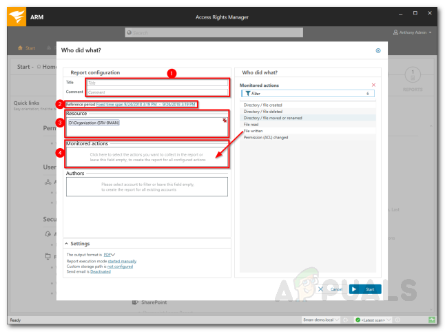 How to Manage User Access using Access Rights Manager?