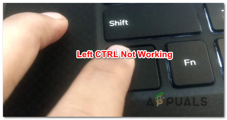 left ctrl key not working