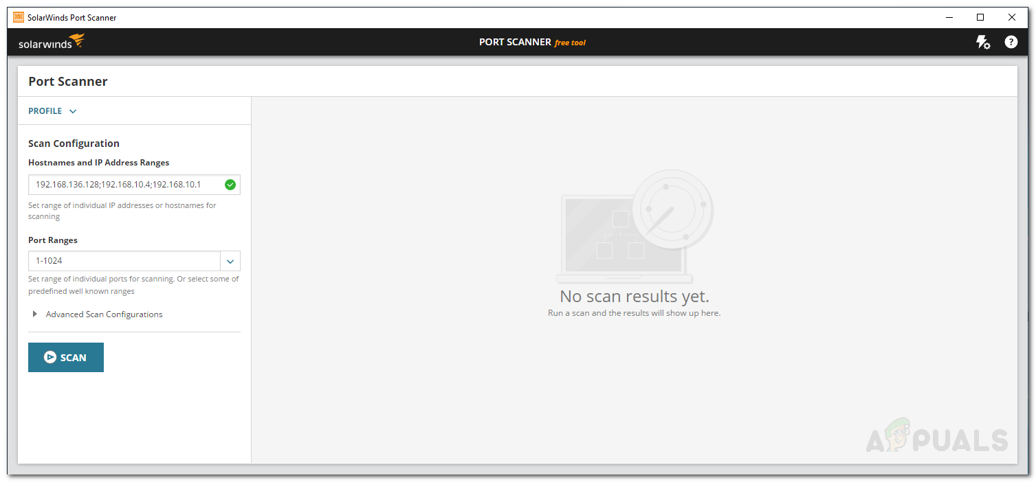 How to Perform a Port Scan on your Network using Port Scanner