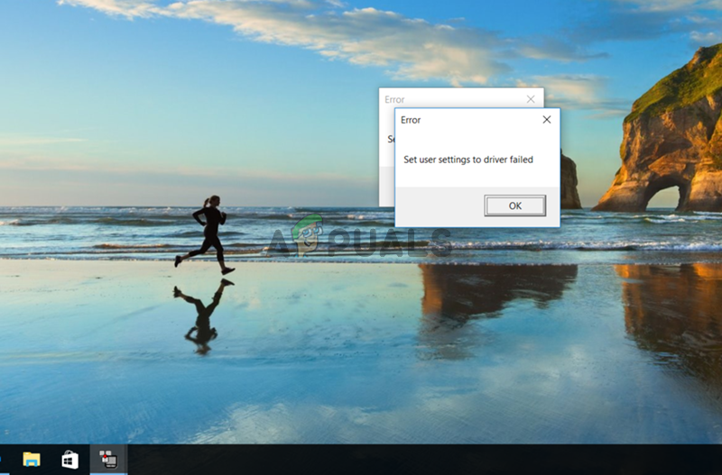 How to Fix the 'Set User Settings to Driver Failed' Error on Windows