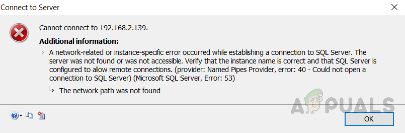 microsoft sql server error 258