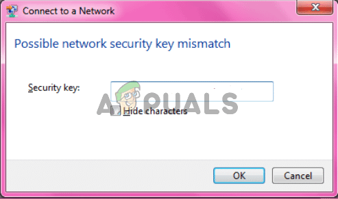 How To Resolve The Possible Network Security Key Mismatch Error