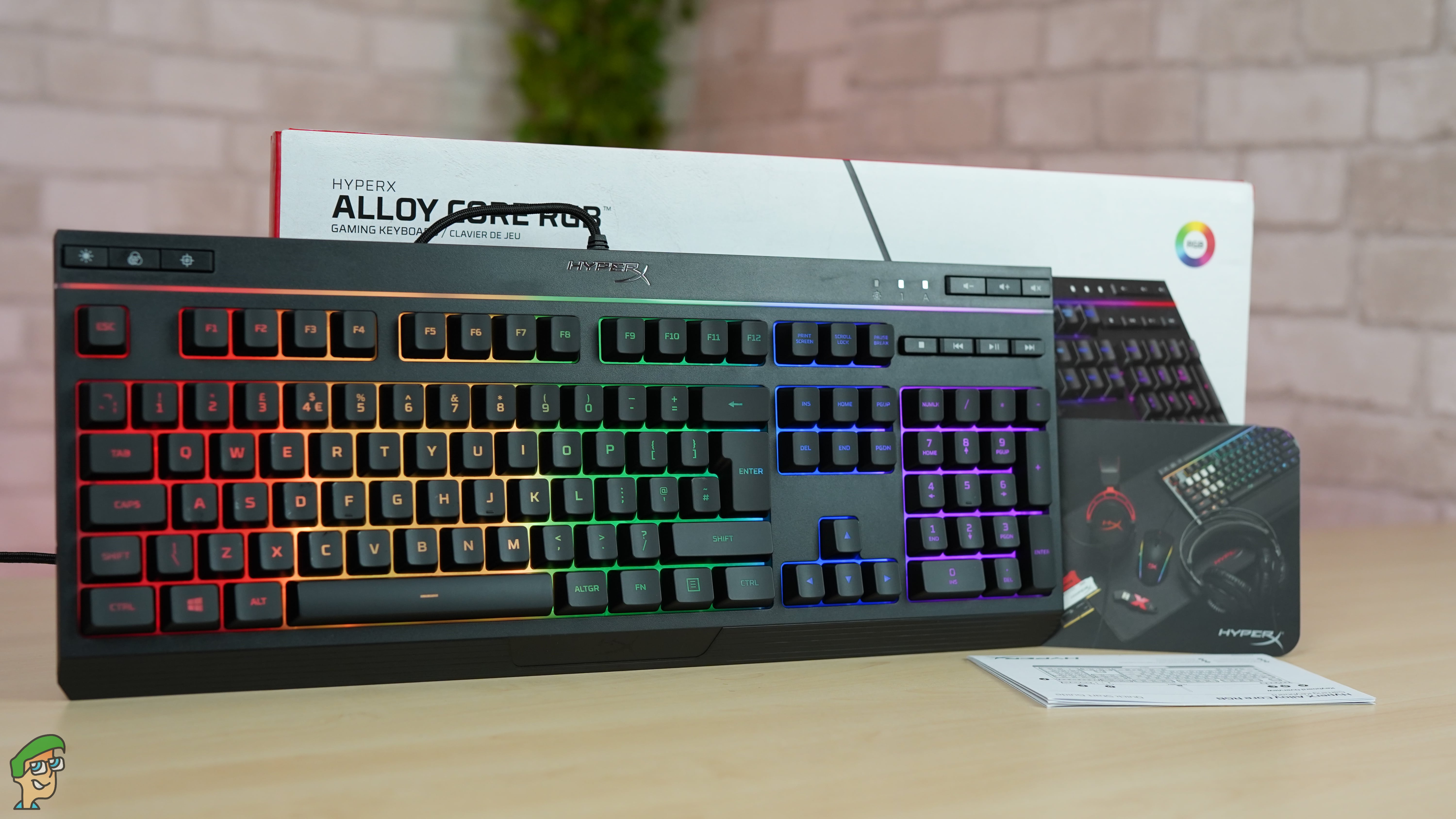 HyperX Alloy Core RGB Wired Gaming Membrane Keyboard with RGB Lighting 