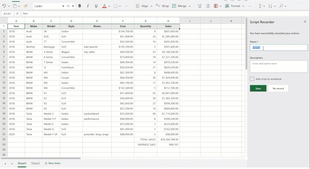 You Can Now Use Office Scripts For Excel To Quickly Automate Your ...