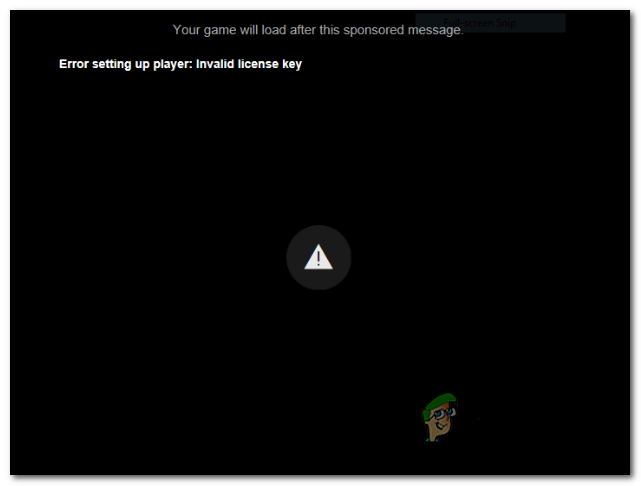 Resolve Error Setting Up Player Invalid License Key Appuals Com