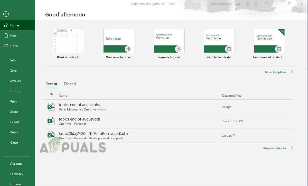 Disabling protected views