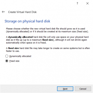 Create your First Virtual Machine in Oracle VM VirtualBox