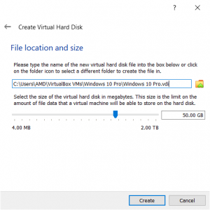 Create your First Virtual Machine in Oracle VM VirtualBox