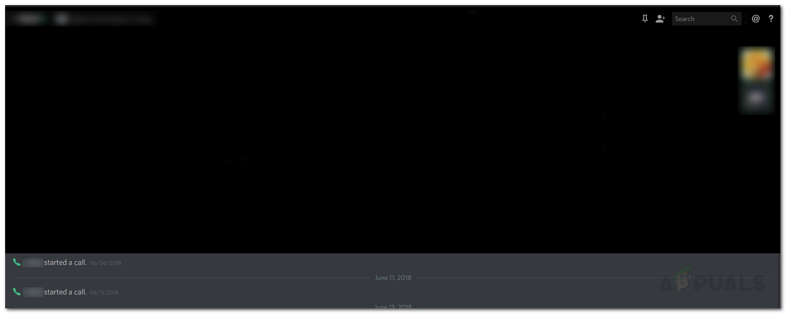 discord opens to blank screen