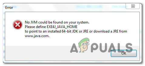 How To Fix No Jvm Could Be Found Error On Windows 10 Appuals Com