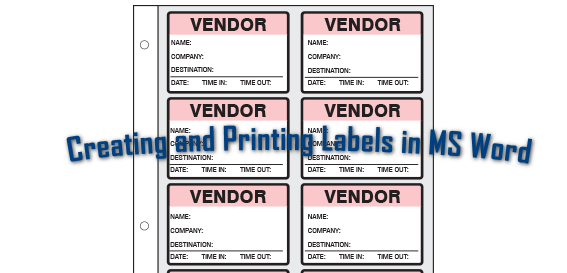 how to make labels in microsoft word