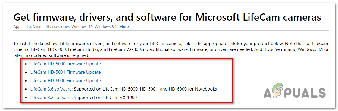microsoft lifecam app for windows 10