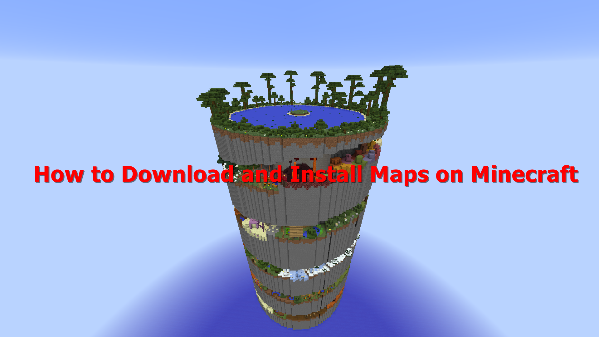 how to download mcpe maps using my iphone