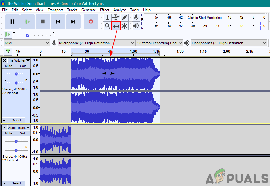 How to Cut/Trim/Arrange Audio in Audacity?