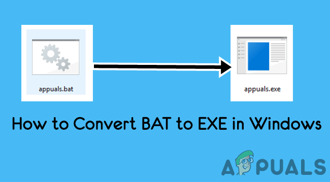 bat file convert to exe