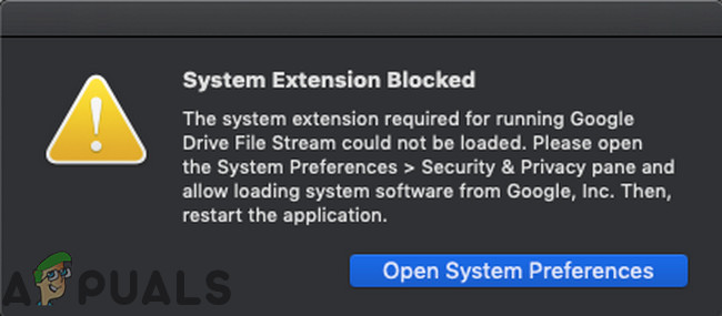 System Extension Blocked in Mac