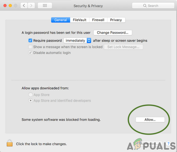 Allow Google Drive File Stream in Privacy and Security