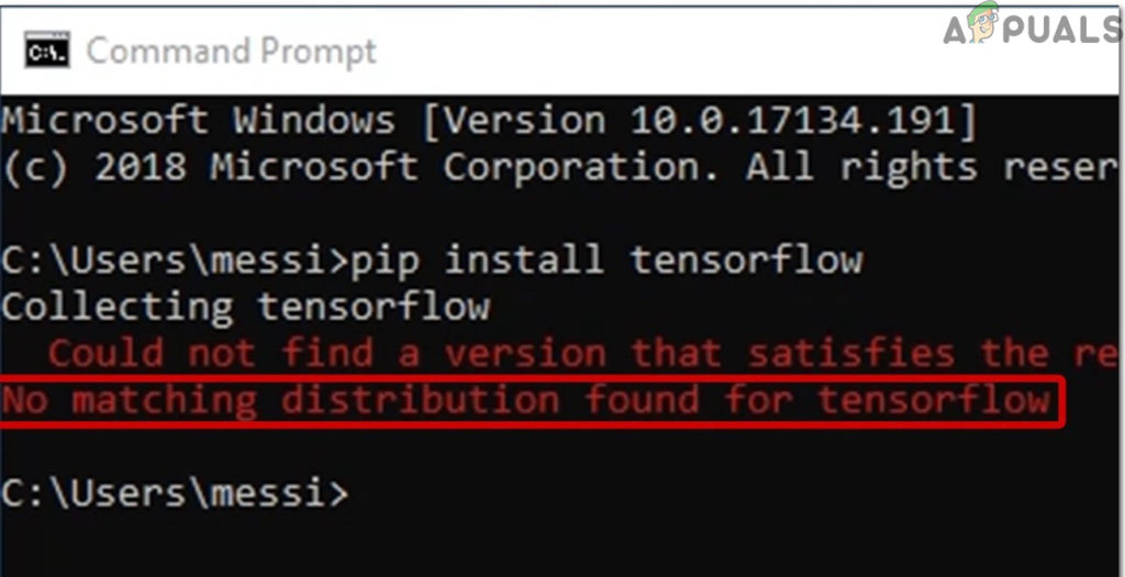 How to Fix Could not Find a Version that Satisfies the Requirement for ...