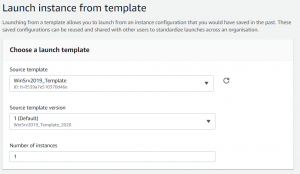 How to Create a template from Amazon EC2 Instance