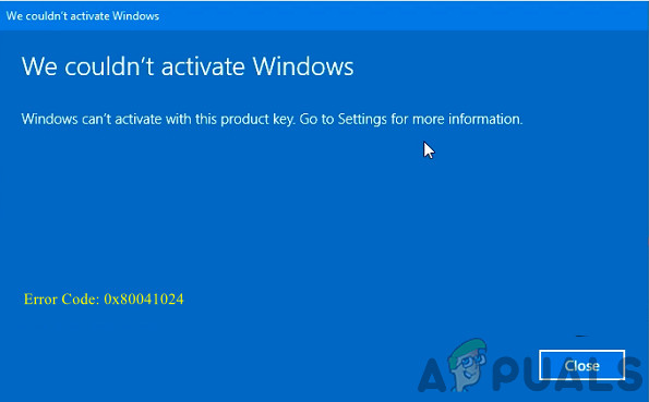 Fix Windows 10 Activation Error 0x Appuals Com