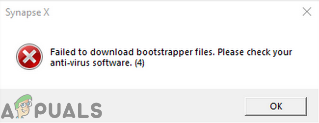Fix Failed To Download Bootstrapper Files Synapse X Appuals Com