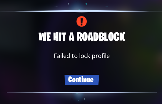 Fix Fortnite Failed To Lock Profile Appuals Com