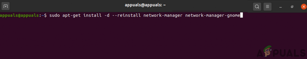 Reinstall Network Fix: Activation of Network Connection Failed in Linux - Appuals.com